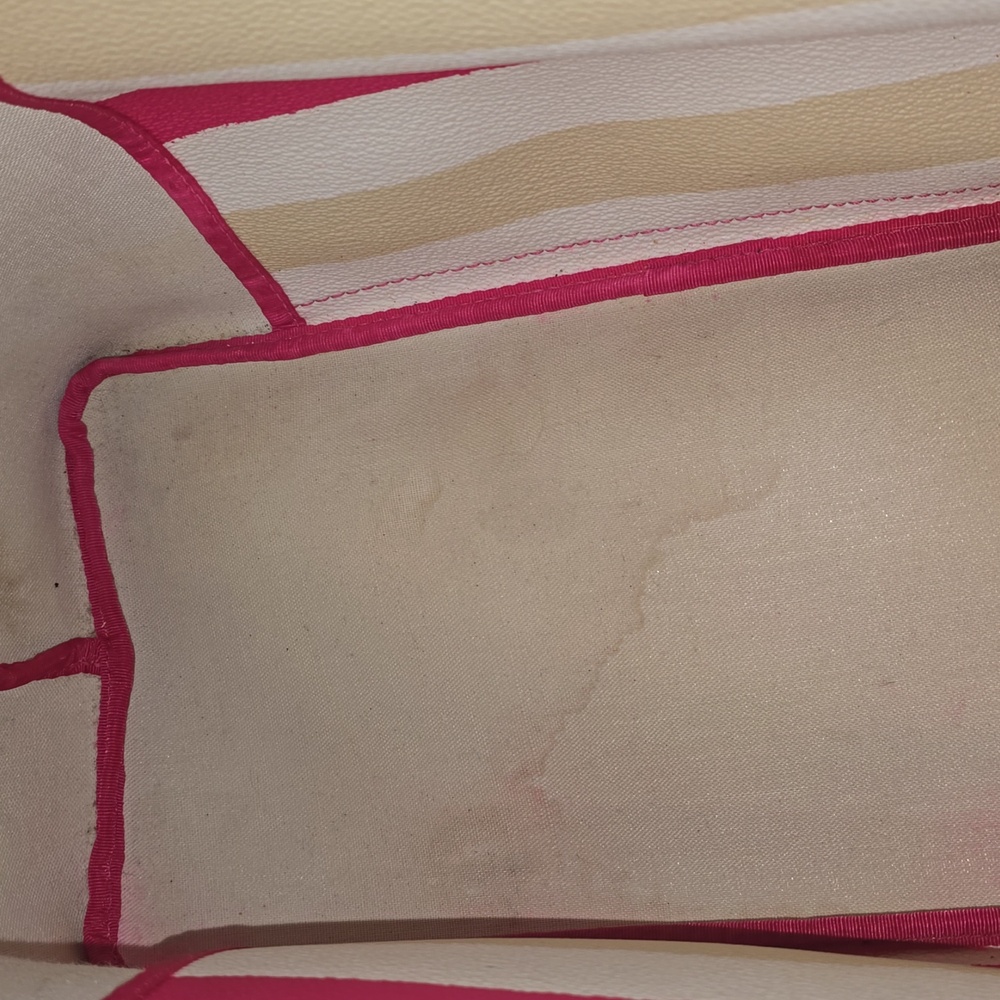 Kate Spade Vibrant Pink and Cream Tote - Picture 5 of 11